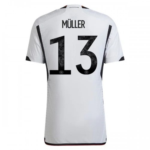 Tyskland VM 2022 Thomas Muller 13 Hjemme Landslagsdrakt Kortermet